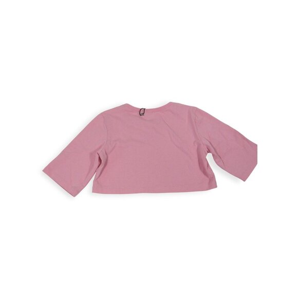 Loewe Blurred Anagram Cotton Cropped T-shirt In Pink RARE SZ L - Picture 2 of 15
